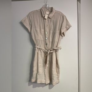 New with tags size 6 Cloth & Stone for Anthropologie linen romper.